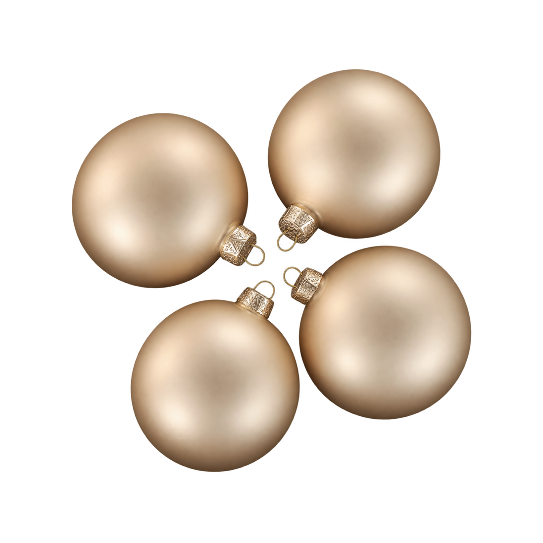 J-Line Globuri de sticla set 6 buc Gold