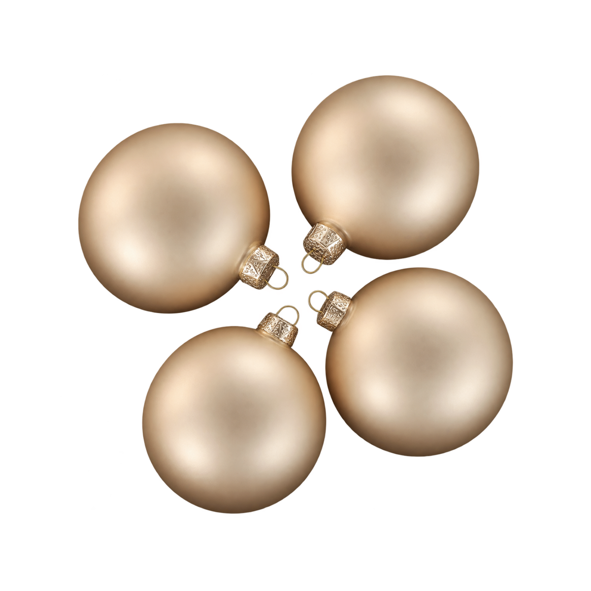 J-Line Globuri de sticla set 6 buc Gold