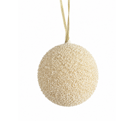 Glob coral crem auriu 8cm
