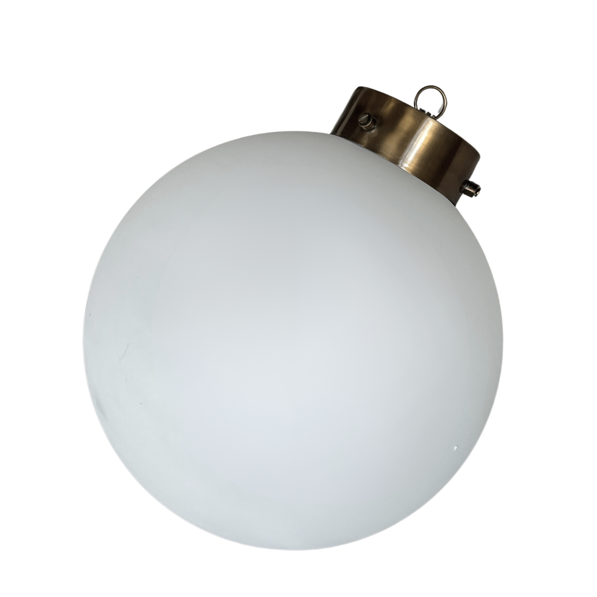 Glob din sticlă alb mat, 40 cm