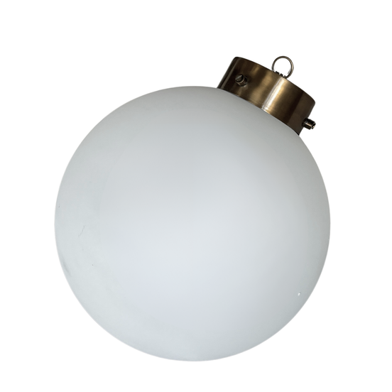 Glob din sticlă alb mat, 40 cm
