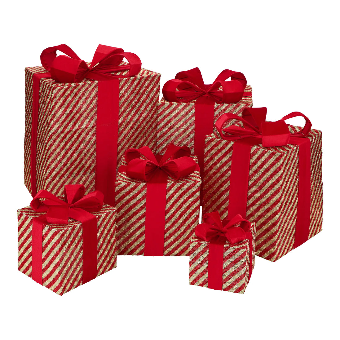 Set decorativ cutii cadou, 6 piese