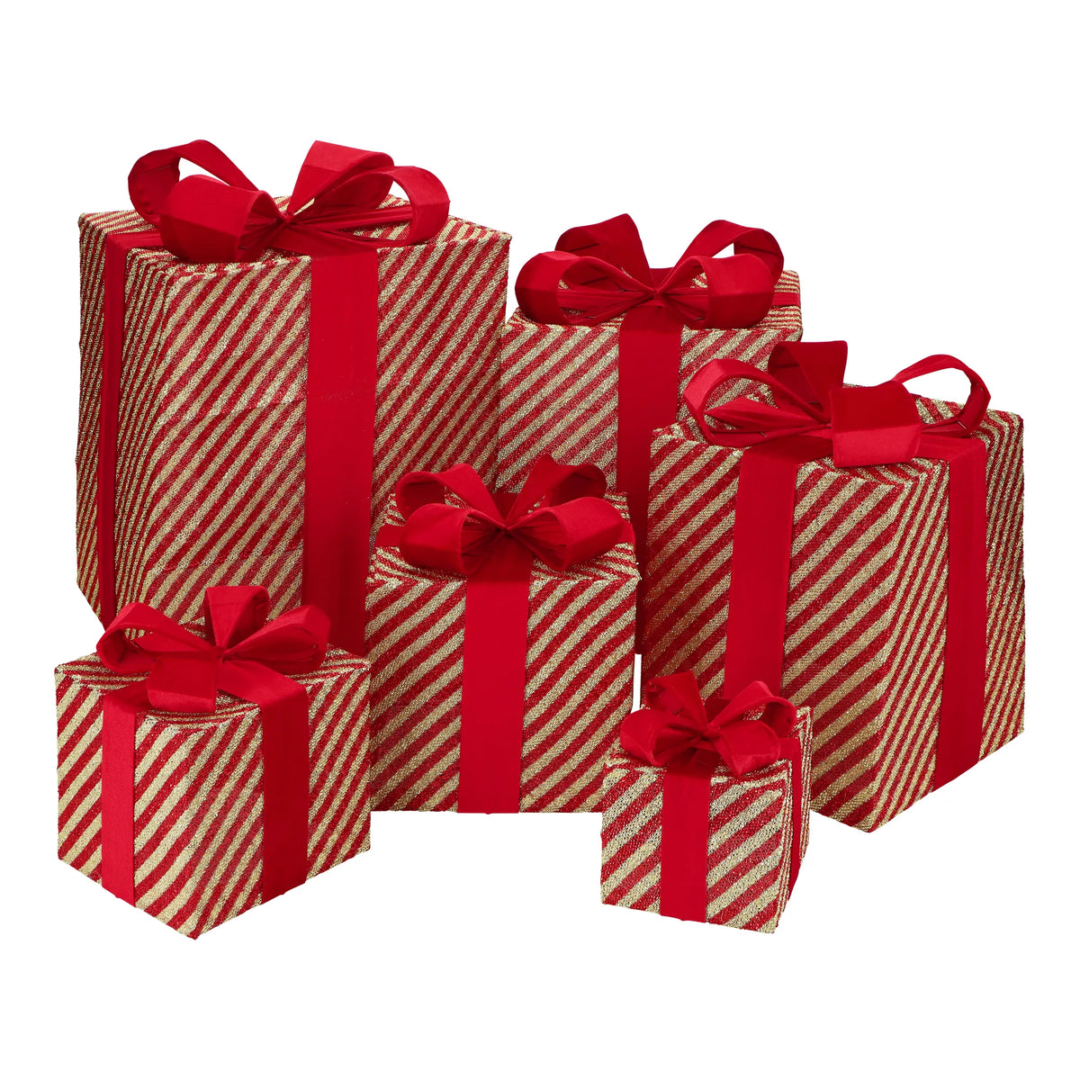 Set decorativ cutii cadou, 6 piese