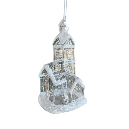 Ornament Biserica Alba 12.5cm
