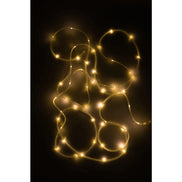 Ghirlandă luminoasă LED interior/exterior, alb cald, 5m