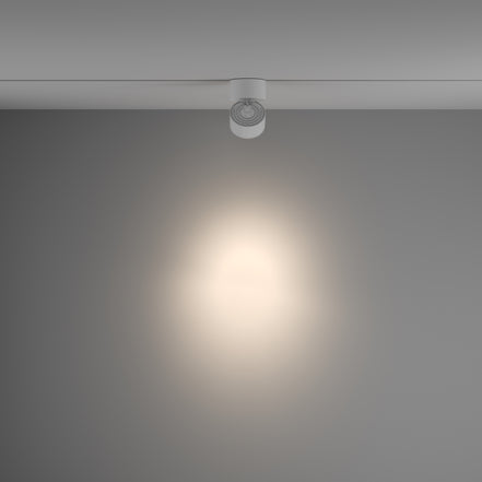 Track luminaire TR084-1-15W4K-D-W