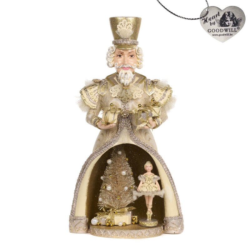 Scena Spargatorul de nuci si Balerina crem 35.5cm
