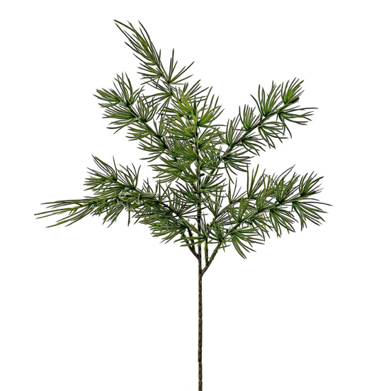 Ramură decorativă Larix, verde, 45 cm