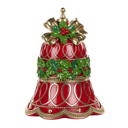 Display Clopot de Craciun , rosu /verde 41cm