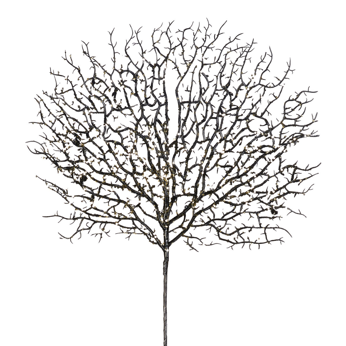 Ramura de coral negru/sclipici 66cm