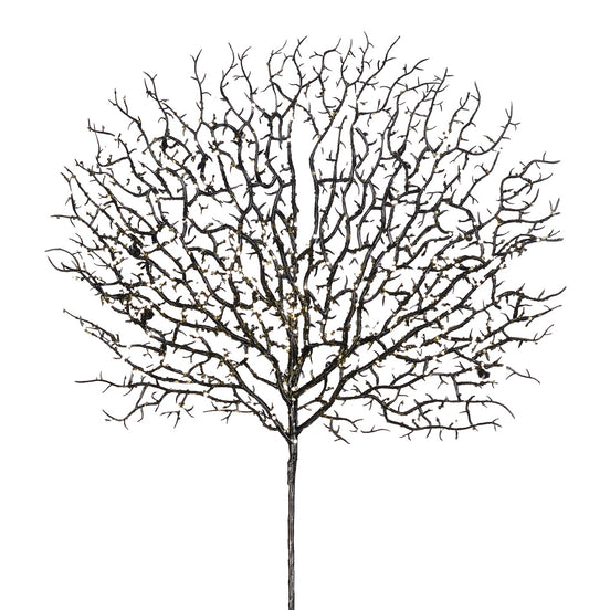 Ramura de coral negru/sclipici 66cm