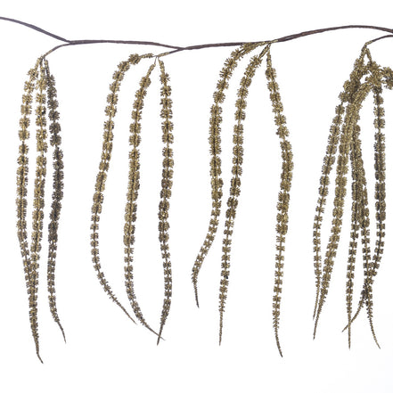 Ghirlanda amaranthus cu sclipici 150cm auriu