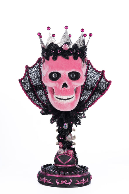 SUPORT LUMANARE CRANIU PINK PASSION LED 56 CM