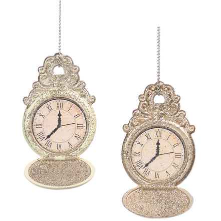 Set 2 ceasuri decorative din colectia Frozen sampanie 7cm