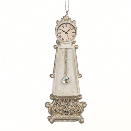 Ceas cu pendul decorativ crem/sampanie 11.5cm