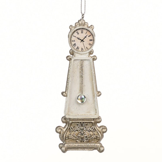 Ceas cu pendul decorativ crem/sampanie 11.5cm