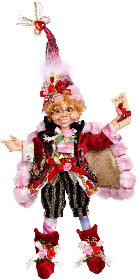 Elf Valentine's Day roz/roșu 35cm