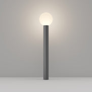 Maytoni Stâlp de grădină gri Bold Ø20cm, H80cm