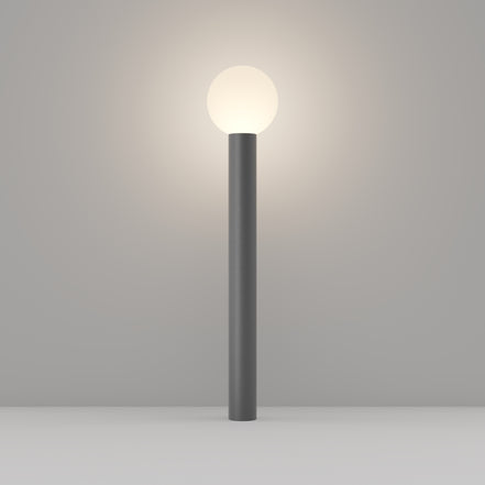 Maytoni Stâlp de grădină gri Bold Ø20cm, H80cm