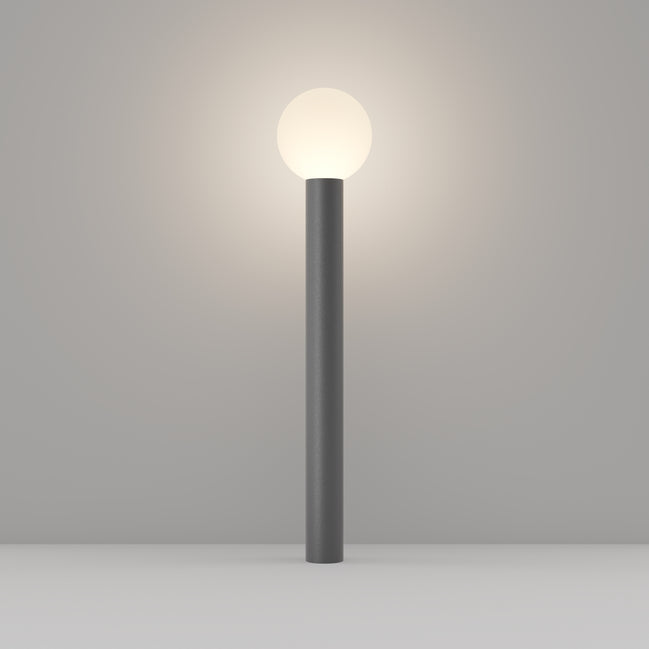 Maytoni Stâlp de grădină gri Bold Ø20cm, H80cm