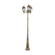 Maytoni Stâlp de grădină negru/auriu Fleur  Ø52,5cm, H 239cm