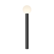 Maytoni Stâlp de grădină negru Bold Ø20cm, H80cm