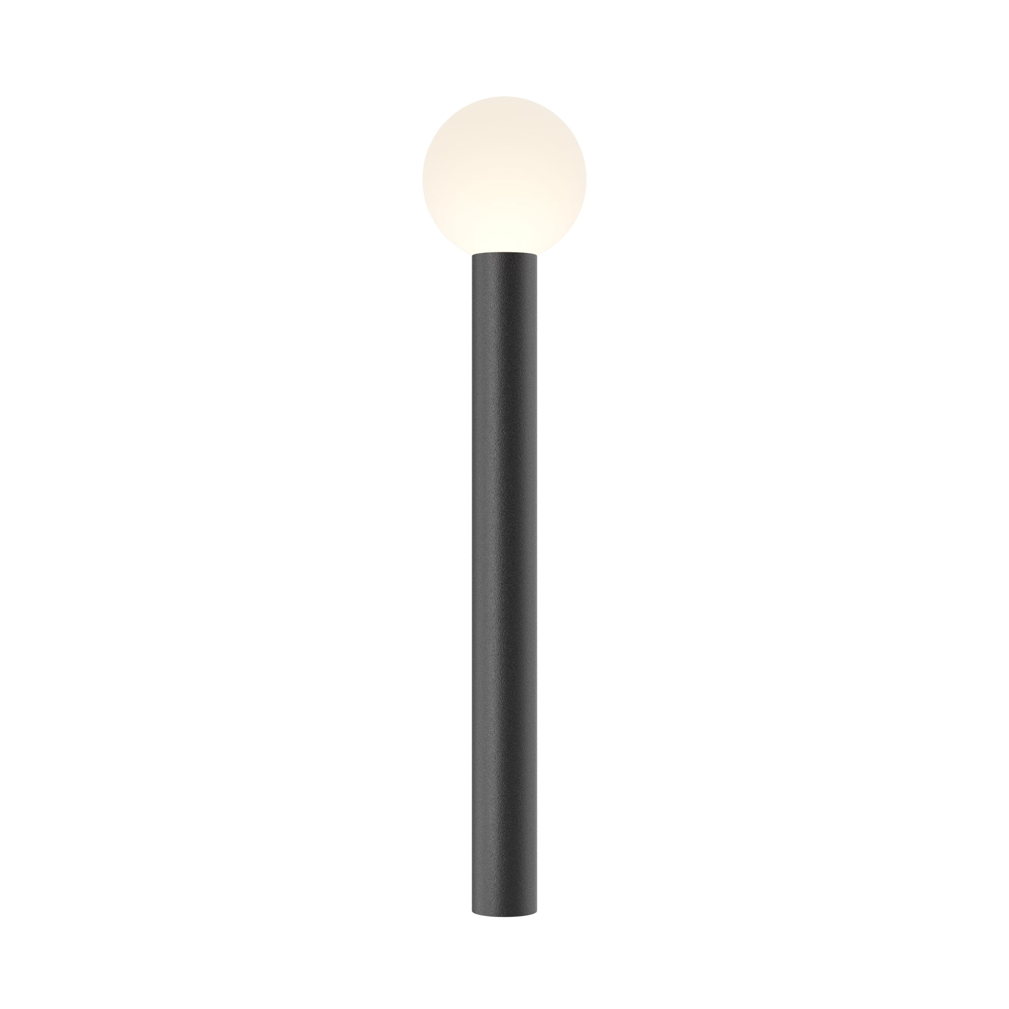 Maytoni Stâlp de grădină negru Bold Ø20cm, H80cm