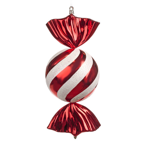 Acadea Uriasa Display Colectia Candy rosu/alb 41cm