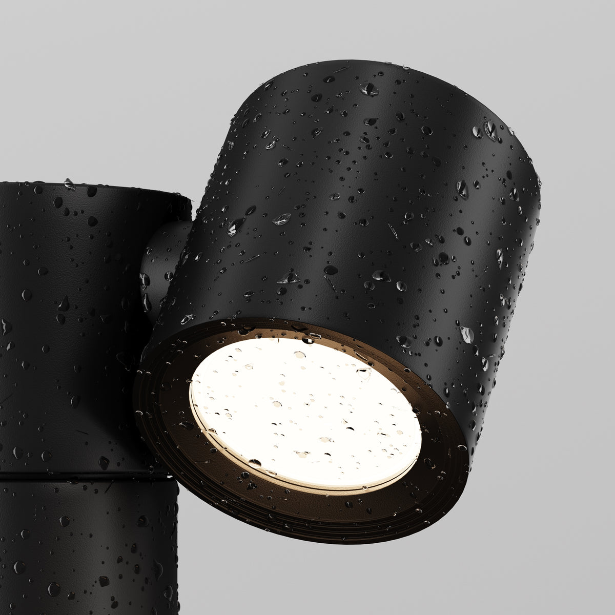 Maytoni Stâlp de grădină negru Wall Street 55Hx20,5 cm