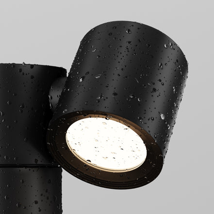 Maytoni Stâlp de grădină negru Wall Street 55Hx20,5 cm