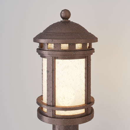 Maytoni Stâlp de grădină maro Salamanca 105Hx22,5x17,7Ø cm