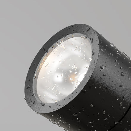 Maytoni spot exterior negru Bern Ø10,8cm, L 16,8cm