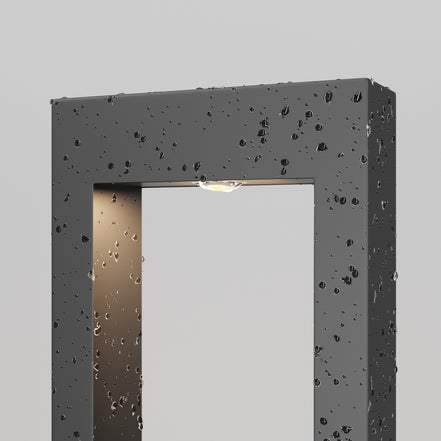 Maytoni Stâlp de grădină negru Bonn 150Hx20 cm