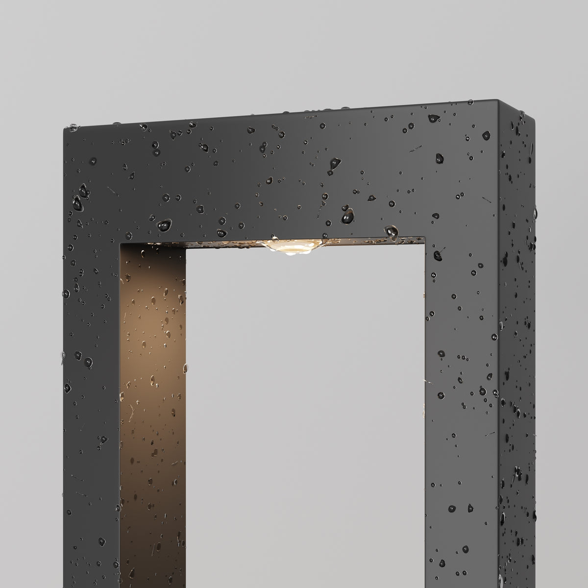 Maytoni Stâlp de grădină negru Bonn 200Hx20 cm