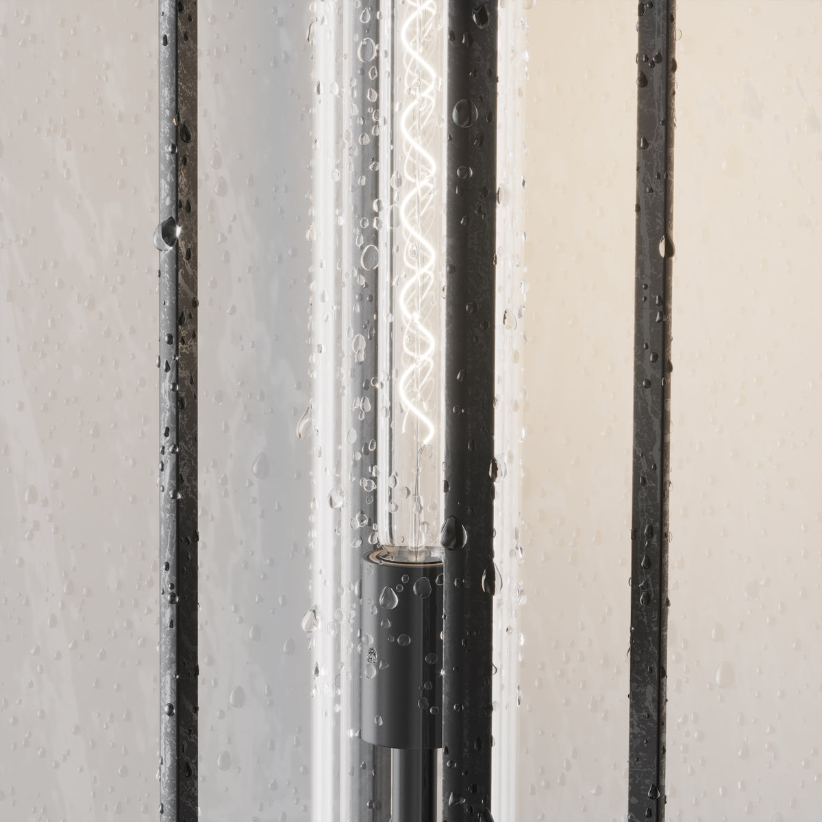 Maytoni Stâlp de grădină negru Cell 220Hx14,5 cm