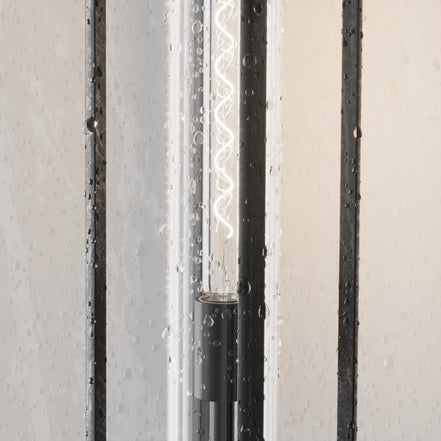 Maytoni Stâlp de grădină negru Cell 220Hx14,5 cm