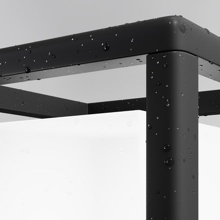 Maytoni Stâlp de grădină negru Trim 21Hx17 cm