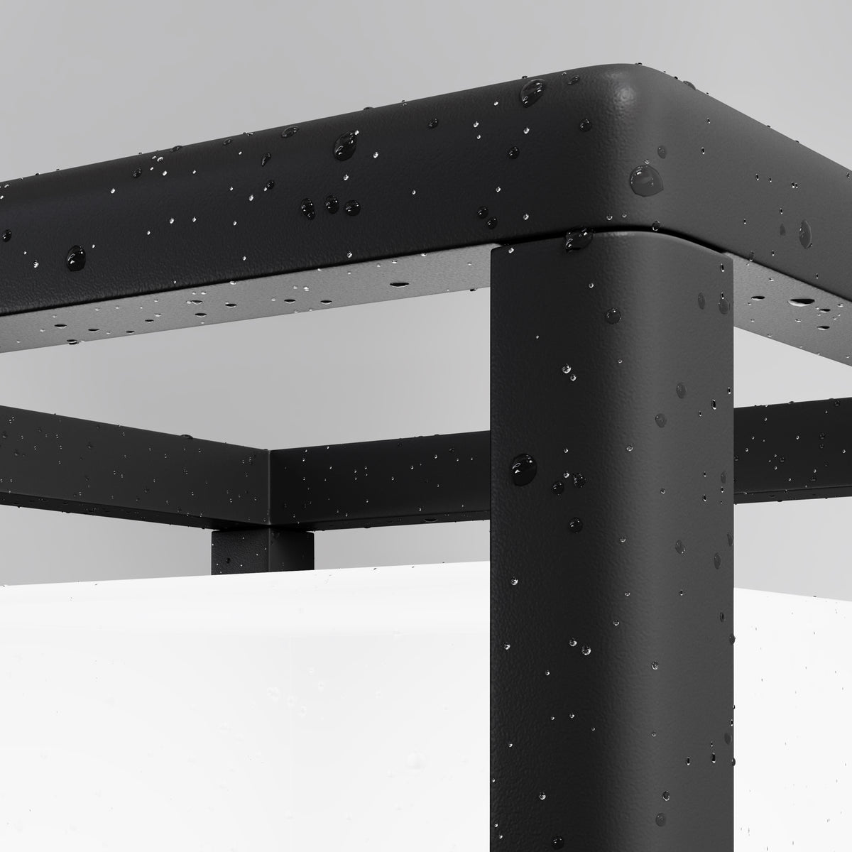 Maytoni Stâlp de grădină negru Trim 25,5Hx22,7 cm