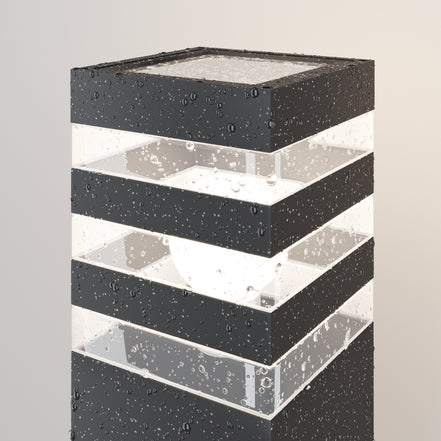 Maytoni Stâlp de grădină gri Unter den Linden 61Hx14 cm