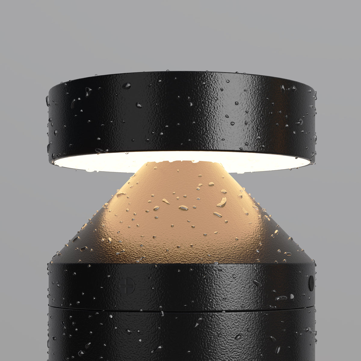 Maytoni Stâlp de grădină negru Olten Ø12cm, H 30cm