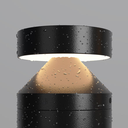 Maytoni Stâlp de grădină negru Olten Ø12cm, H 30cm
