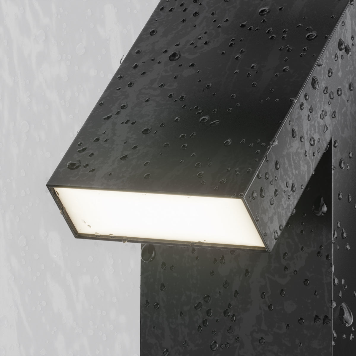 Maytoni Stâlp de grădină negru Guss 90Hx20 cm