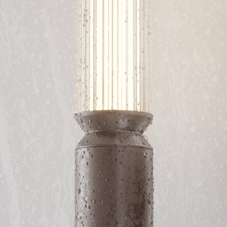 Maytoni Stâlp de grădină maro Lit  Ø7,5cm, H 198,6cm