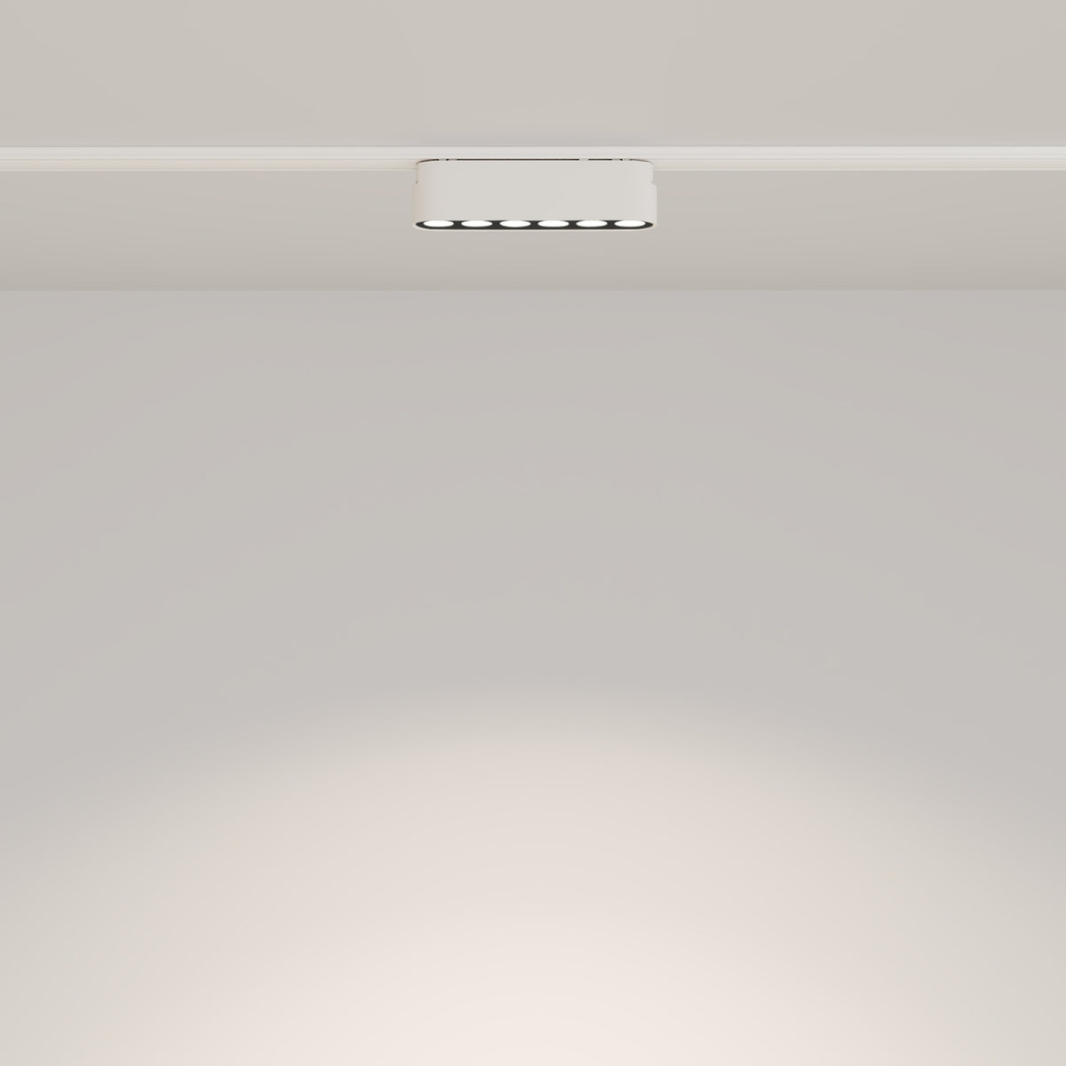 Corp de iluminat pe șină TR082-1-6W4K-M-W