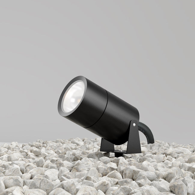 Maytoni spot exterior negru Bern Ø10,8cm, L 16,8cm