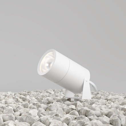 Maytoni spot exterior alb Bern Ø10,8cm, L 16,8cm