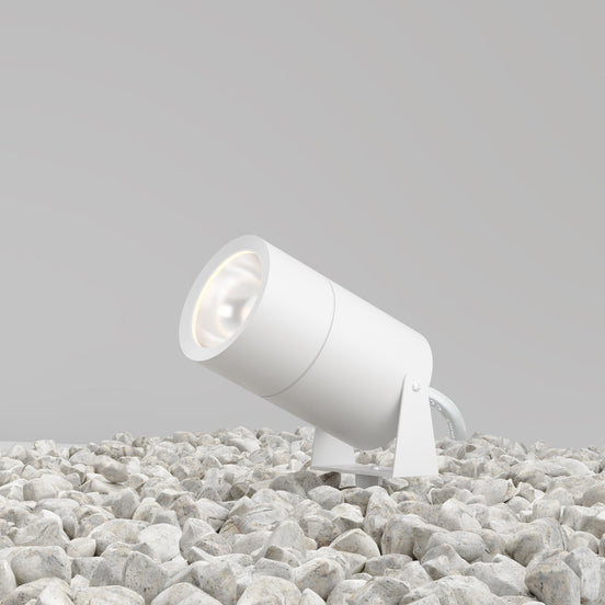Maytoni spot exterior alb Bern Ø10,8cm, L 16,8cm