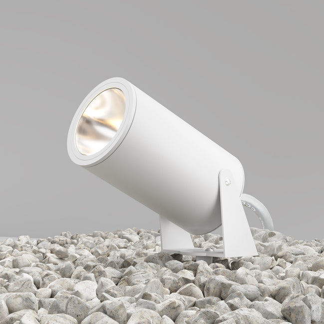 Maytoni spot exterior alb Bern L 23cm, Ø13cm