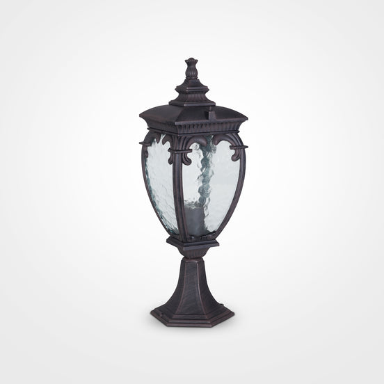 Maytoni Stâlp de grădină bronz antichizat Fleur  Ø15cm, H 48,5cm