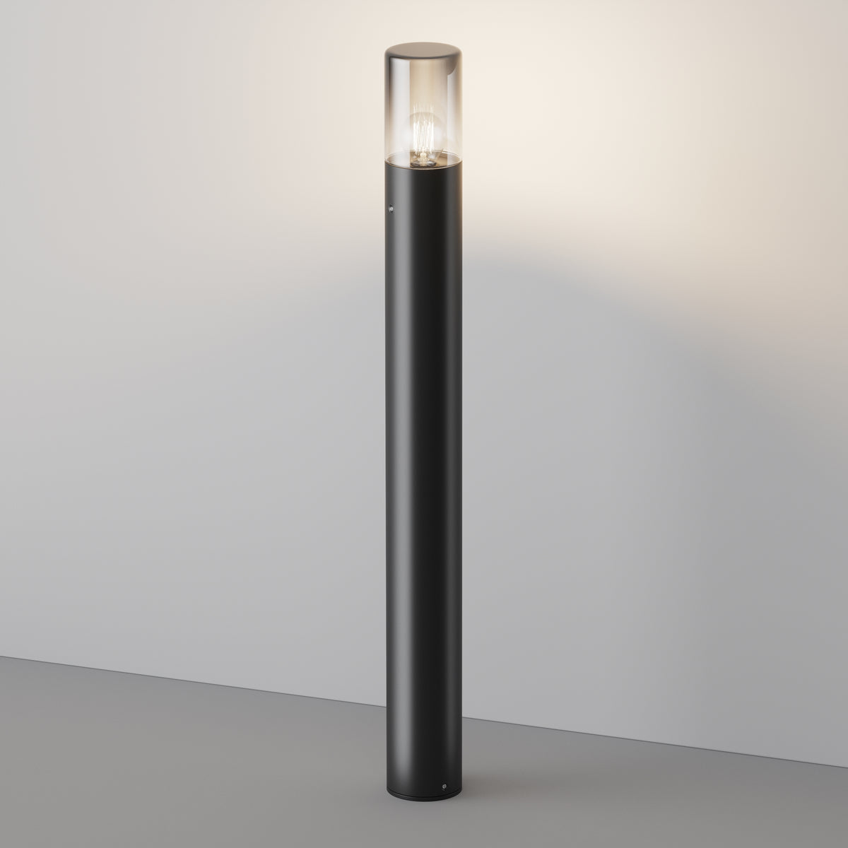 Maytoni Stâlp de grădină negru Amas H 80cm, Ø8cm